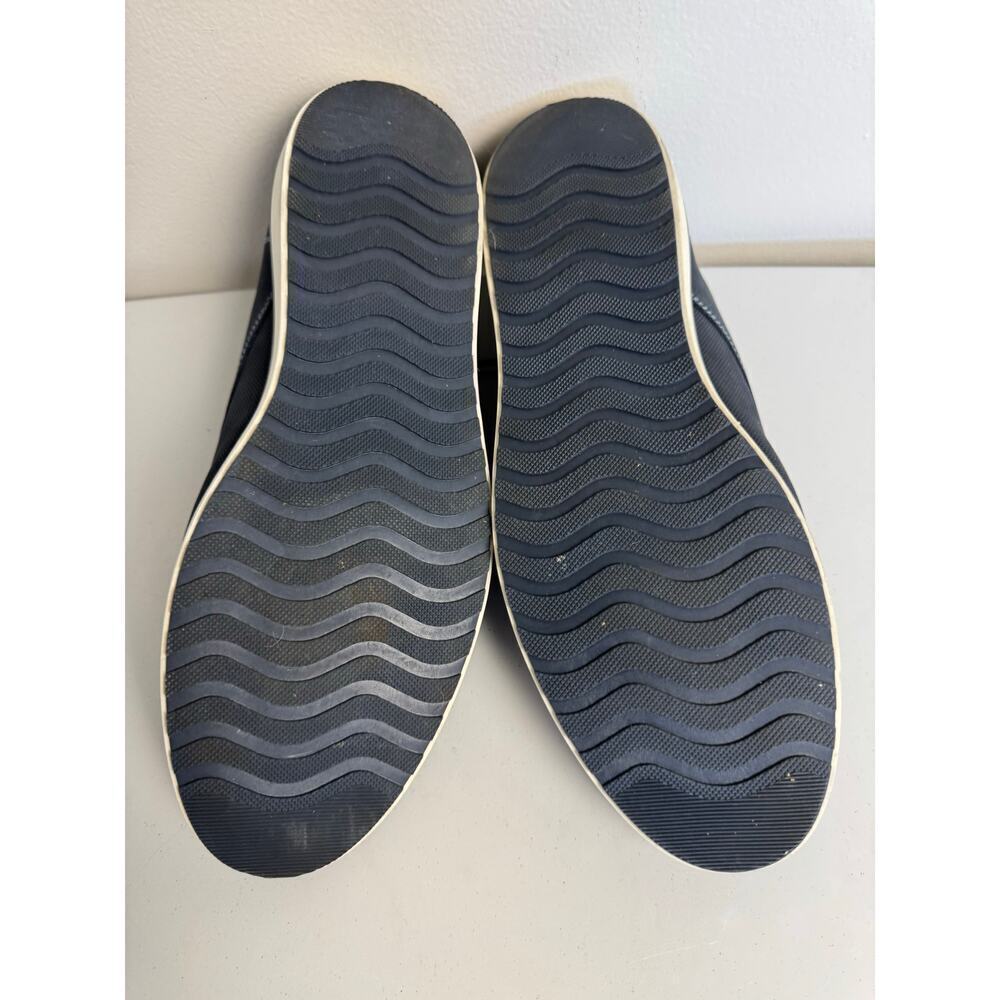 EUC WINSLOW PLAIN TOE MEN'S SHOES 11.5M GRAY BLUE LEATHER JOHNSTON MURPHY - Picture 9 of 9